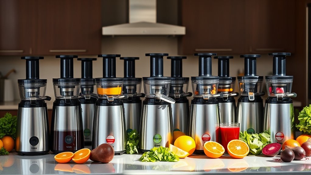 top masticating juicers list