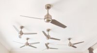 top modern brushed nickel fans