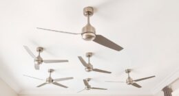 top modern brushed nickel fans