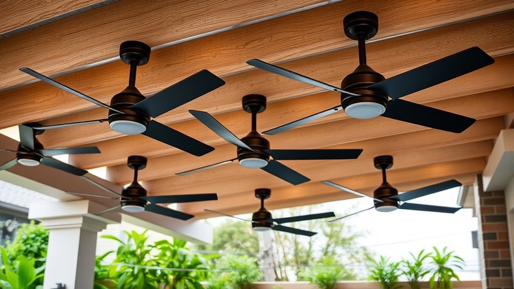 top stylish outdoor ceiling fans