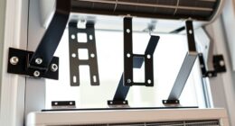 top window ac bracket options