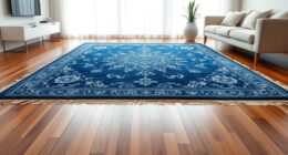 top yilong blue silk rugs