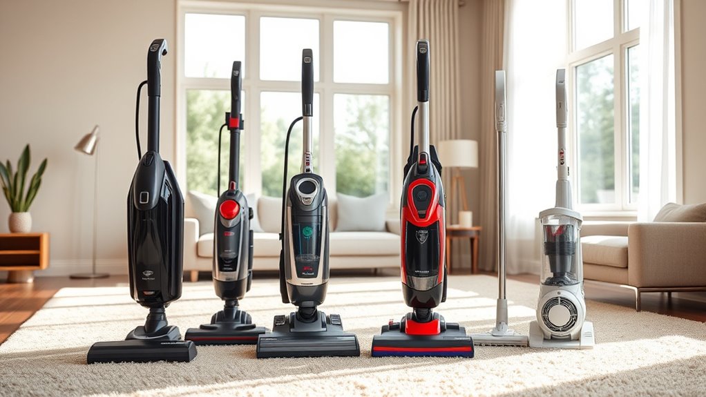 vacuum features for cleaning