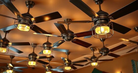 vintage metal cage fans