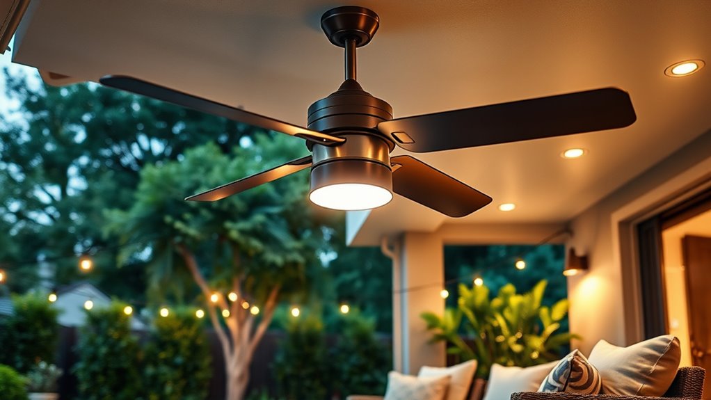 weather resistant smart fans