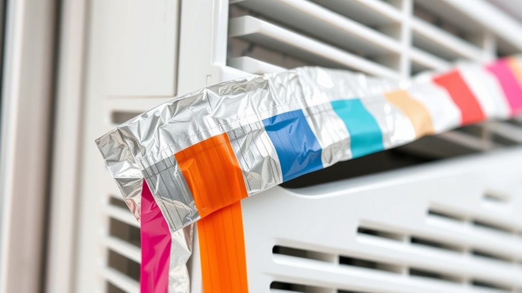 window air conditioner sealing
