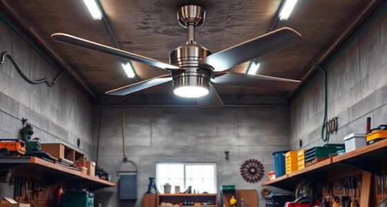 workshop ceiling fans with led