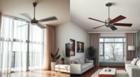 adjust fan direction seasonally
