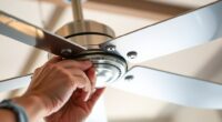 ceiling fan blade adjustment