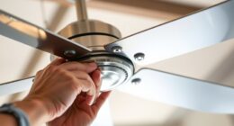 ceiling fan blade adjustment