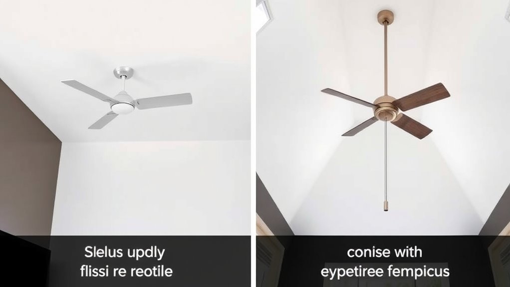 ceiling height and fan selection