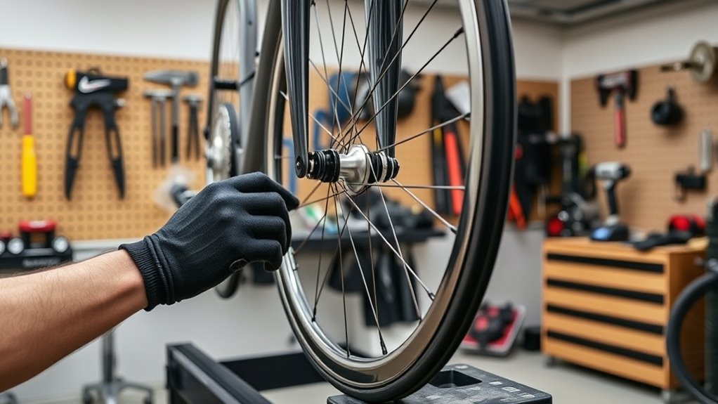 check wheel stability and balance