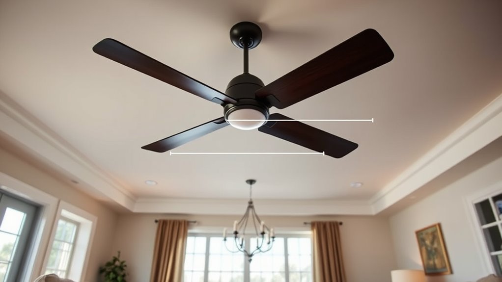 correct fan height installation