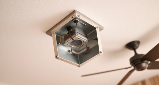 ensure ceiling box safety