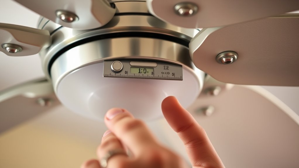 fan blade vibration correction