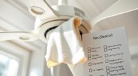 fan cleaning schedule checklist