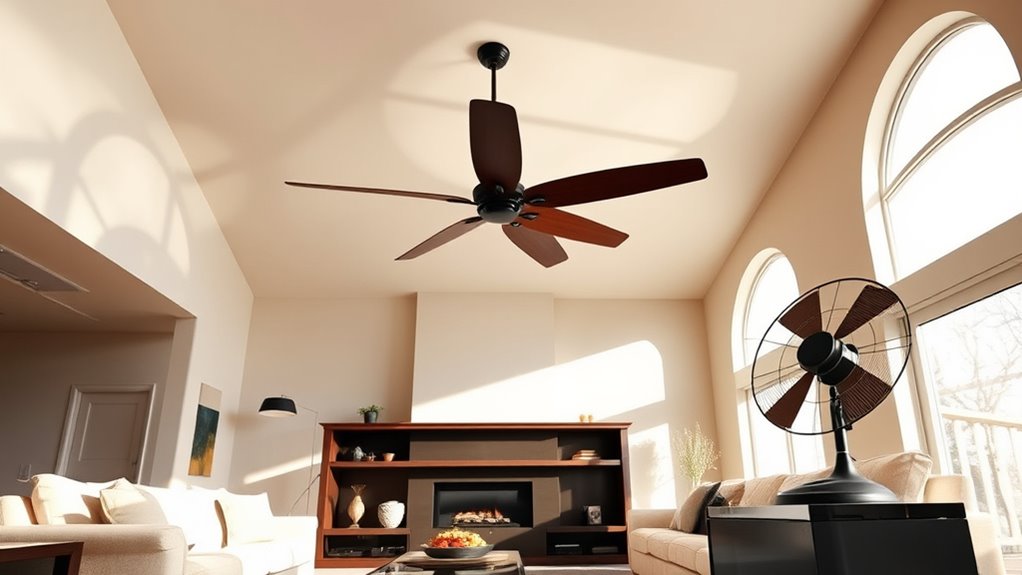 match fan size to room
