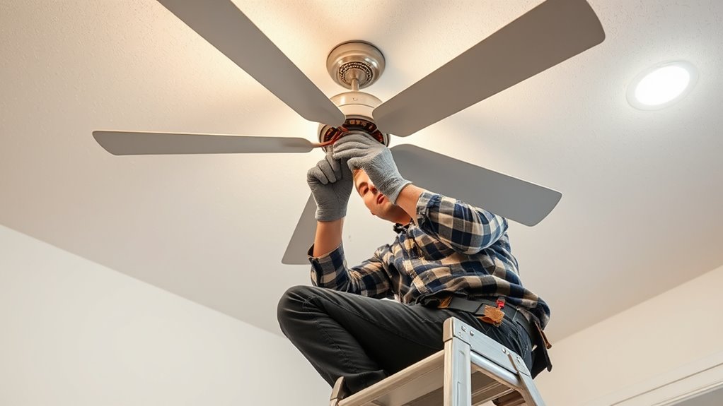 safe ceiling fan wiring