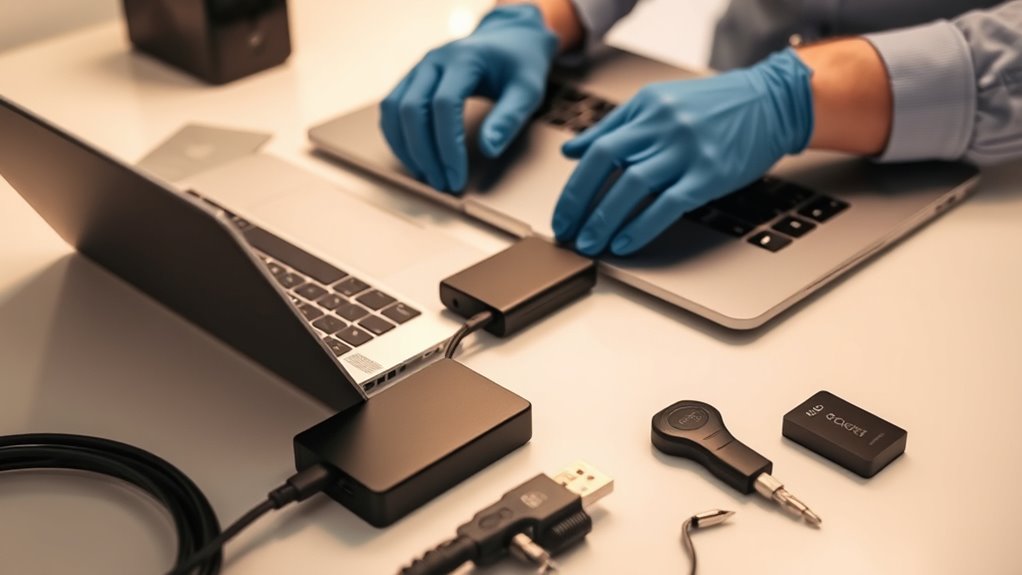 secure passwords and updates
