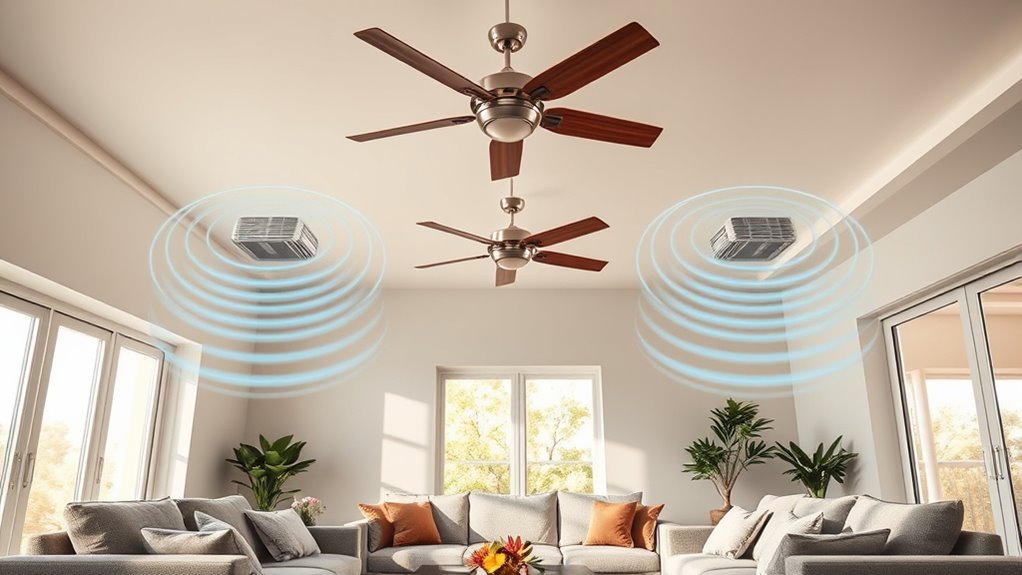 strategic fan and vent placement