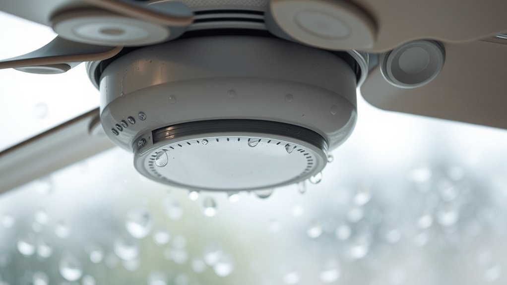 water resistant fan components durability