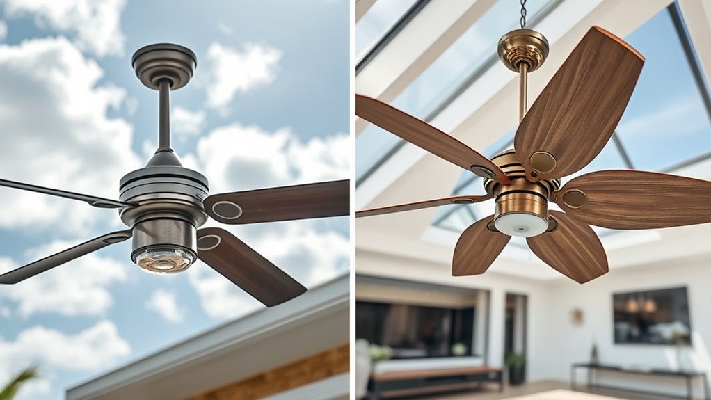 weather compatible fan construction