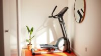 compact space saving ellipticals