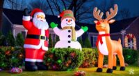 large holiday yard inflatables