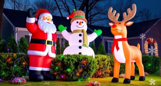 large holiday yard inflatables