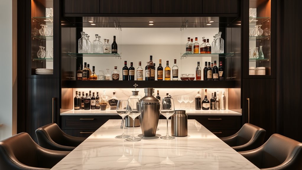 luxurious home bar setups