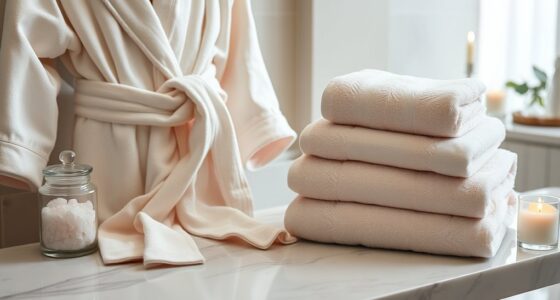 luxury bathrobe towel sets
