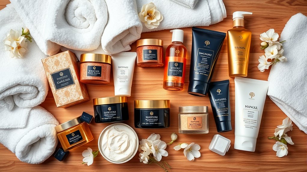 luxury body scrub sets