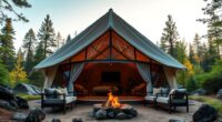 luxury camping tent options