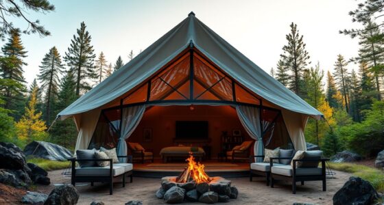 luxury camping tent options