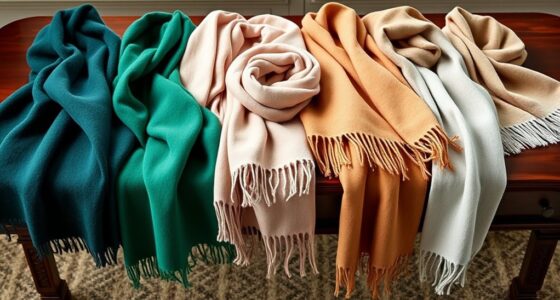 luxury cashmere scarf collections