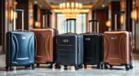 luxury durable travel luggage