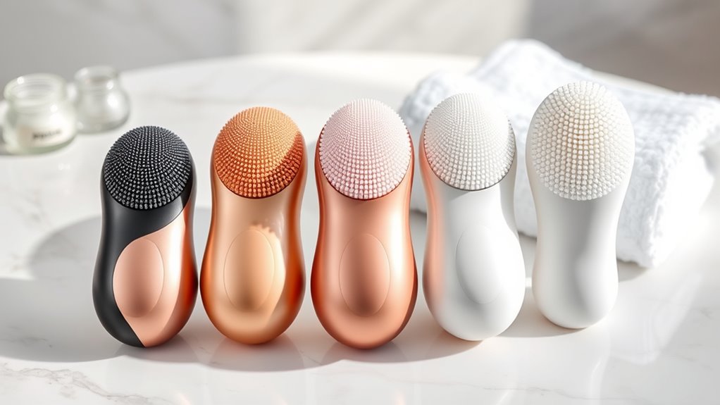 luxury facial cleansing brushes