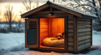 luxury heated outdoor pet houses