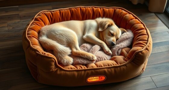 luxury heated pet beds
