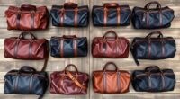 luxury leather travel bags