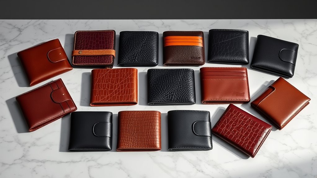 luxury men s leather wallets