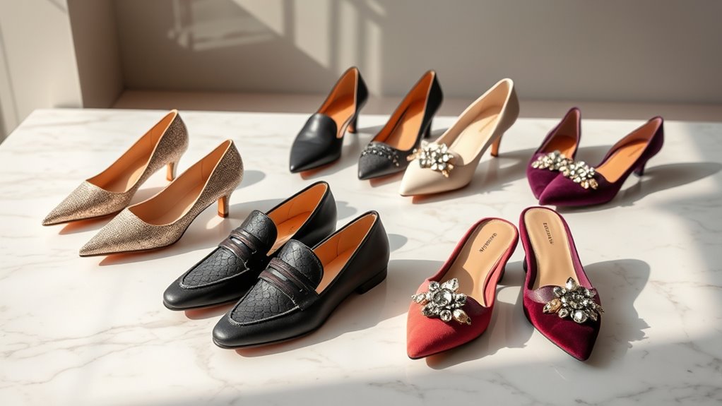 luxury women s shoe selection