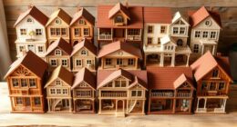 premium wooden dollhouse sets