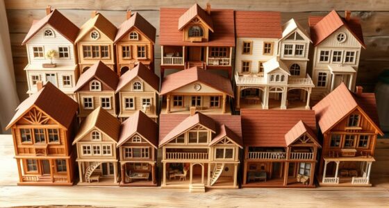 premium wooden dollhouse sets