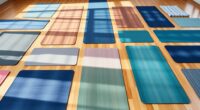 premium yoga mats for support