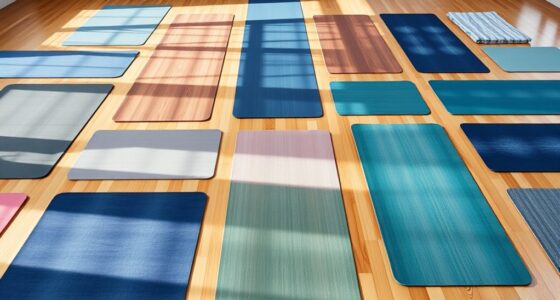 premium yoga mats for support