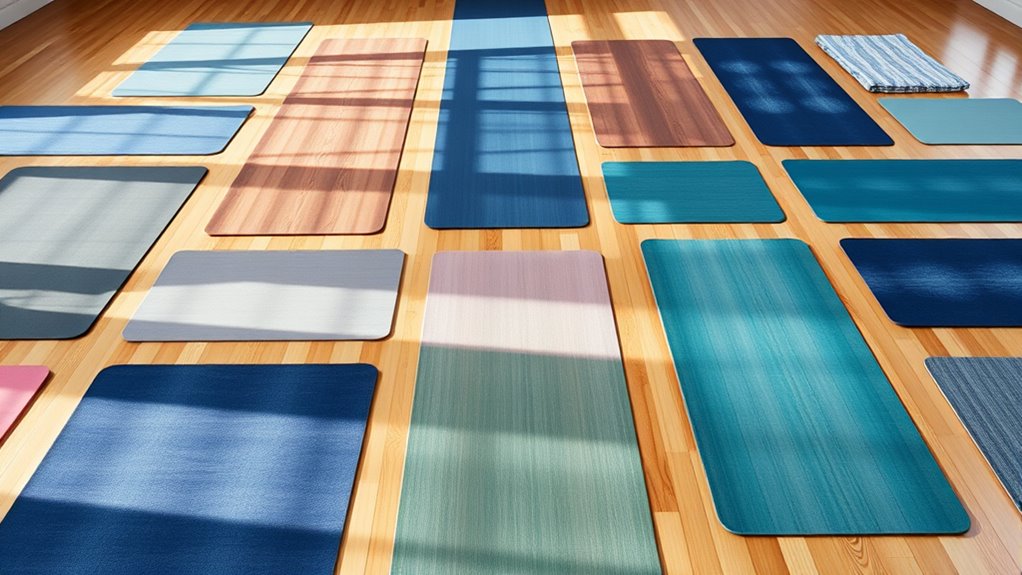 premium yoga mats for support