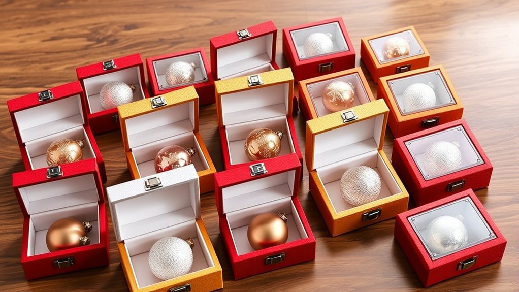 secure holiday ornament storage