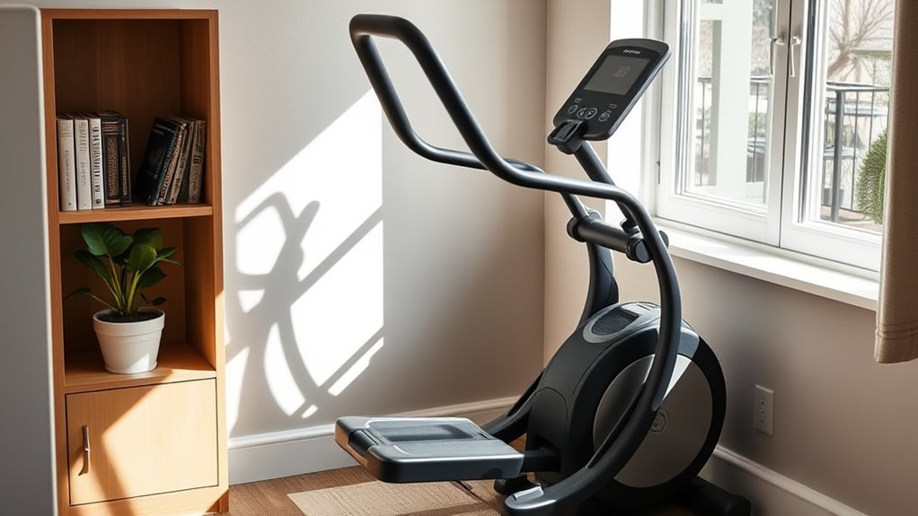 small space quiet elliptical