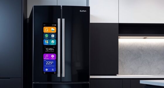 smart refrigerators with touchscreens